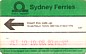 Manly Jet 10 Ticket August 1992