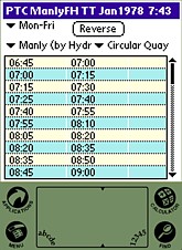 TrainSched v1.0 Vintage Manly 1978 Hydrofoil TT thumbnail