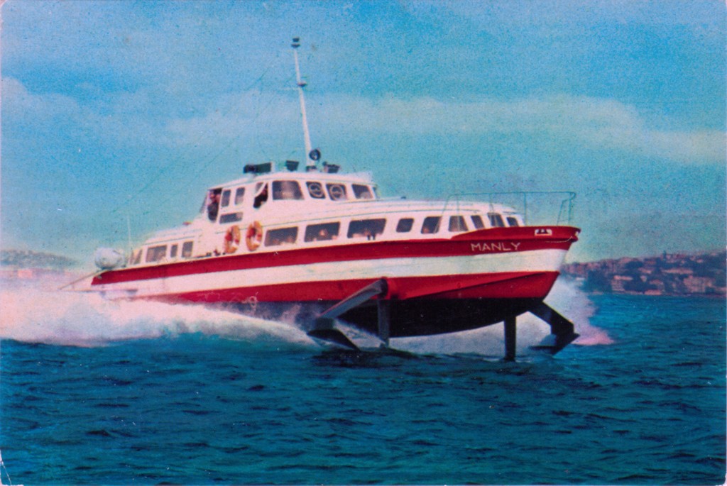 PJ&&MSC Photograph Hydrofoil Manly 1280x1024 view